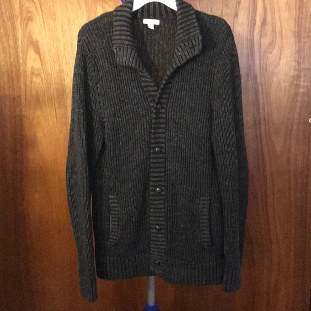 Men’s button down cardigan.